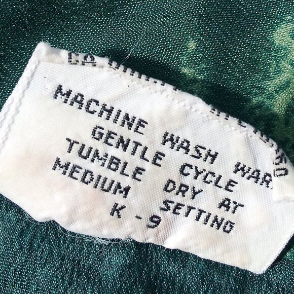 Vintage 70s Abstract Geometric Polyester Disco Shirt - Picture 4 of 5